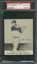 1957 Kahn's Wieners Roy McMillan PSA 8 Cincinnati Reds