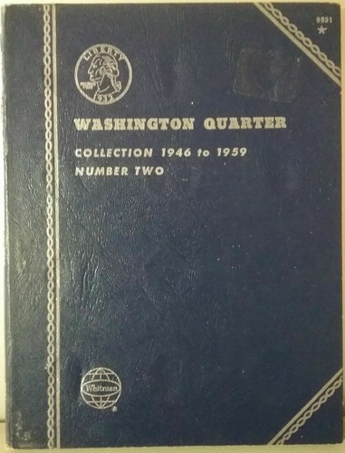 WHITMAN WASHINGTON QUARTER COLLECTION 1946-1959 USED