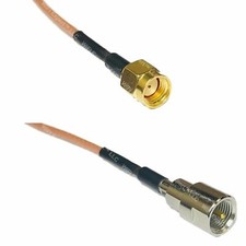 USA-CA RG316 RP-SMA MALE to FME MALE Coaxial RF Pigtail Cable