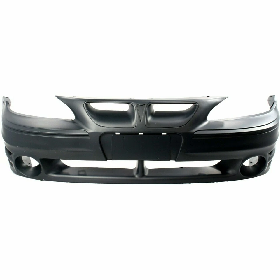Front Bumper Cover w/ Fog Lamp Holes, Primed for 99-2005 Pontiac Grand Am Foto 2 de 4