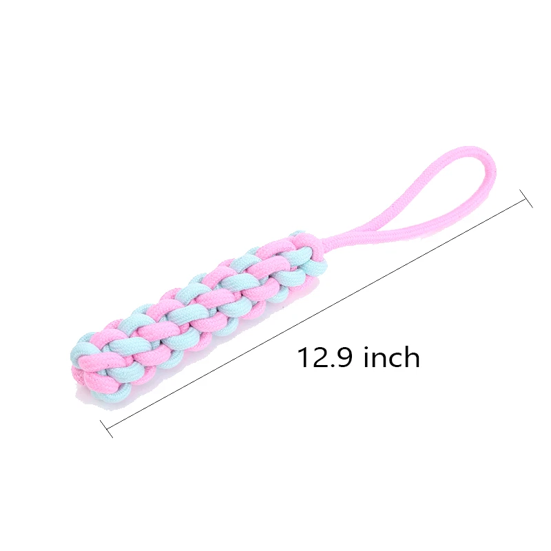 6 Pack Braided Rope Durable Dog Toys for Small Medium Large Dogs Interactive  - Image 3 of 4