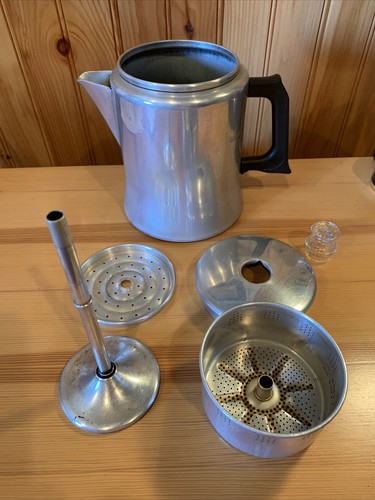 Aluminum Percolator Coffee Pot 