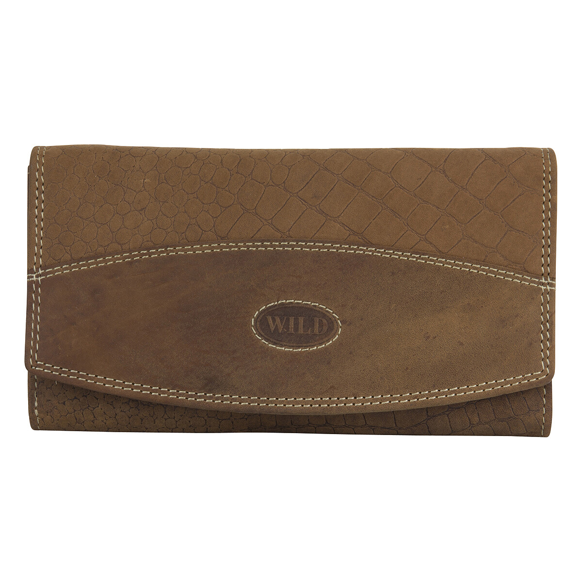 HMT Damen Leder Гель-лак для рукоделия Portmonee braun 10716CR