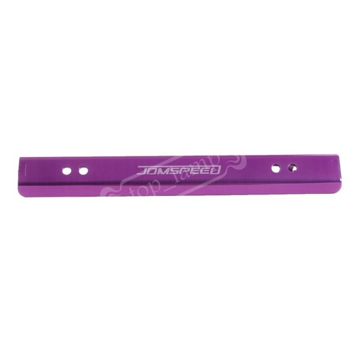 Front Universal Bumper License Plate Bracket Side Mount Relocator Holder Purple - Picture 4 of 8