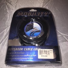 iCONCEPTS Mobility Notebook Cable Lock 6ft Galvanized Steel Cable B16