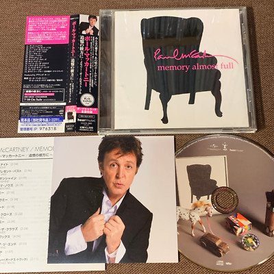 Promo PAUL McCARTNEY Memory Almost Full JAPAN CD UCCO-3001 w/ OBI + PICTURE CARD