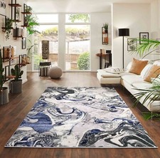 Image of Modern Marbling Abstract Area Rugs Contemporary Rugs