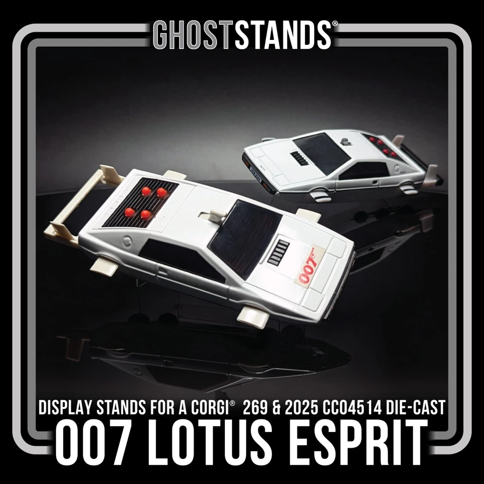 James Bond 007 Lotus | Display Stand for Corgi 269 & CC04514 | GHOST STANDS® - Image 3 of 4