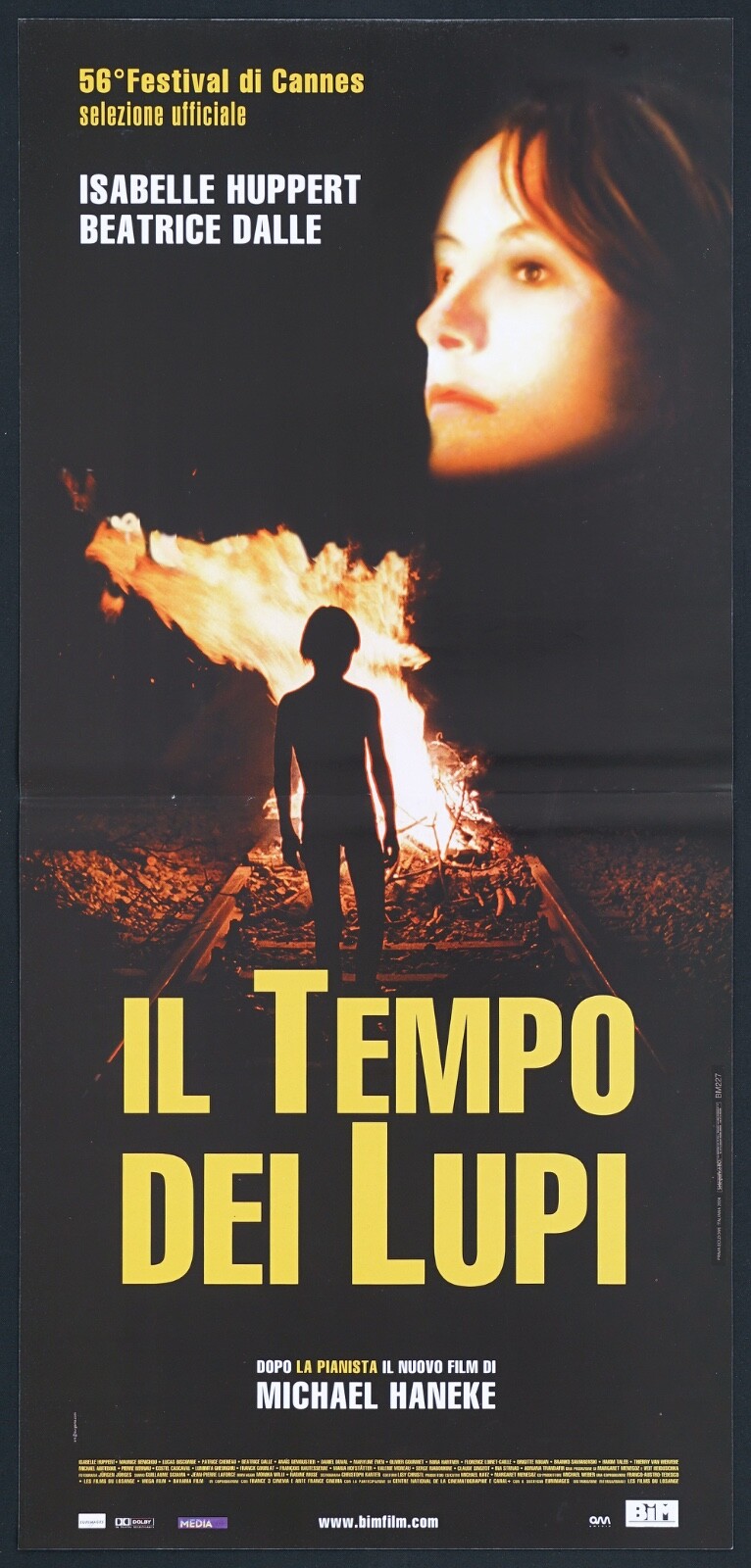 Locandina originale film Il tempo dei lupi (2004) - Regia di Michael Haneke