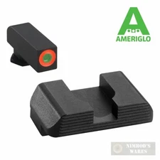 AmeriGLO Glock 42 43 43X 48 Hackathorn SIGHTS SET Orange/Blk GL-436 FAST SHIP