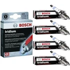 4 Pack Bosch Double Iridium Spark Plugss For 2013-2017 HYUNDAI VELOSTER 1.6L