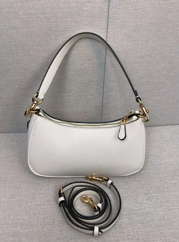 Borsa a tracolla Coach X Observed By Us Teri nuova con etichetta in pelle con stampa gesso