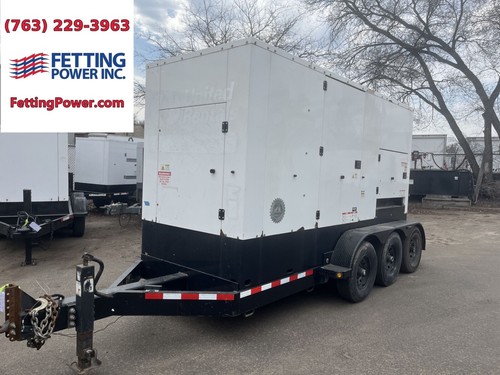 275kw Cummins C275D2RE Mobile Diesel Generator S/N: F160970298 (New Engine!)