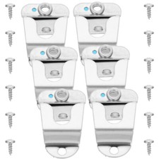 6 Pcs Hand Microphone Holding Clip Hanger Holder Cb Retractable