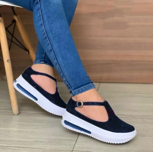 WOMENS LADIES WEDGE TRAINERS LACE UP GLITTER FASHION SNEAKERS WOMEN SHOES SIZE 6 - Picture 7 of 14