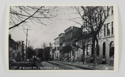 FREDERICK MD S Market St Early View No.68 Repro Postcard Q15