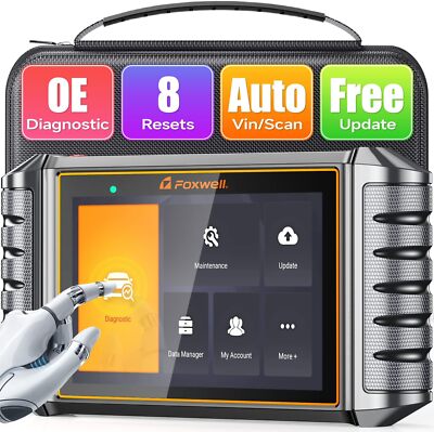 FOXWELL NT706 OBD2 Scanner ABS SRS Scan Tool Check Engine Code Reader Automotive