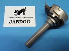 Egen 24mm Single Gang Potentiometer 22K Lin 6.3mm D Spindle A11 14g Z145