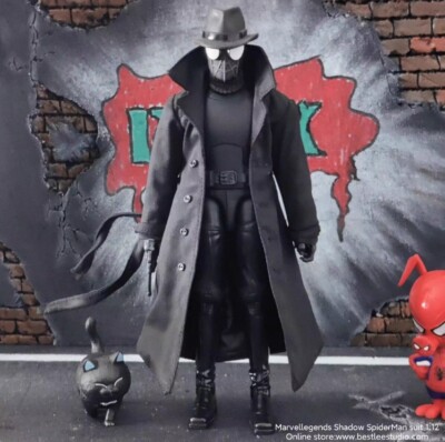 1/12 Spider-Man Noir Black Wired Only Trench Coat For Legends 6