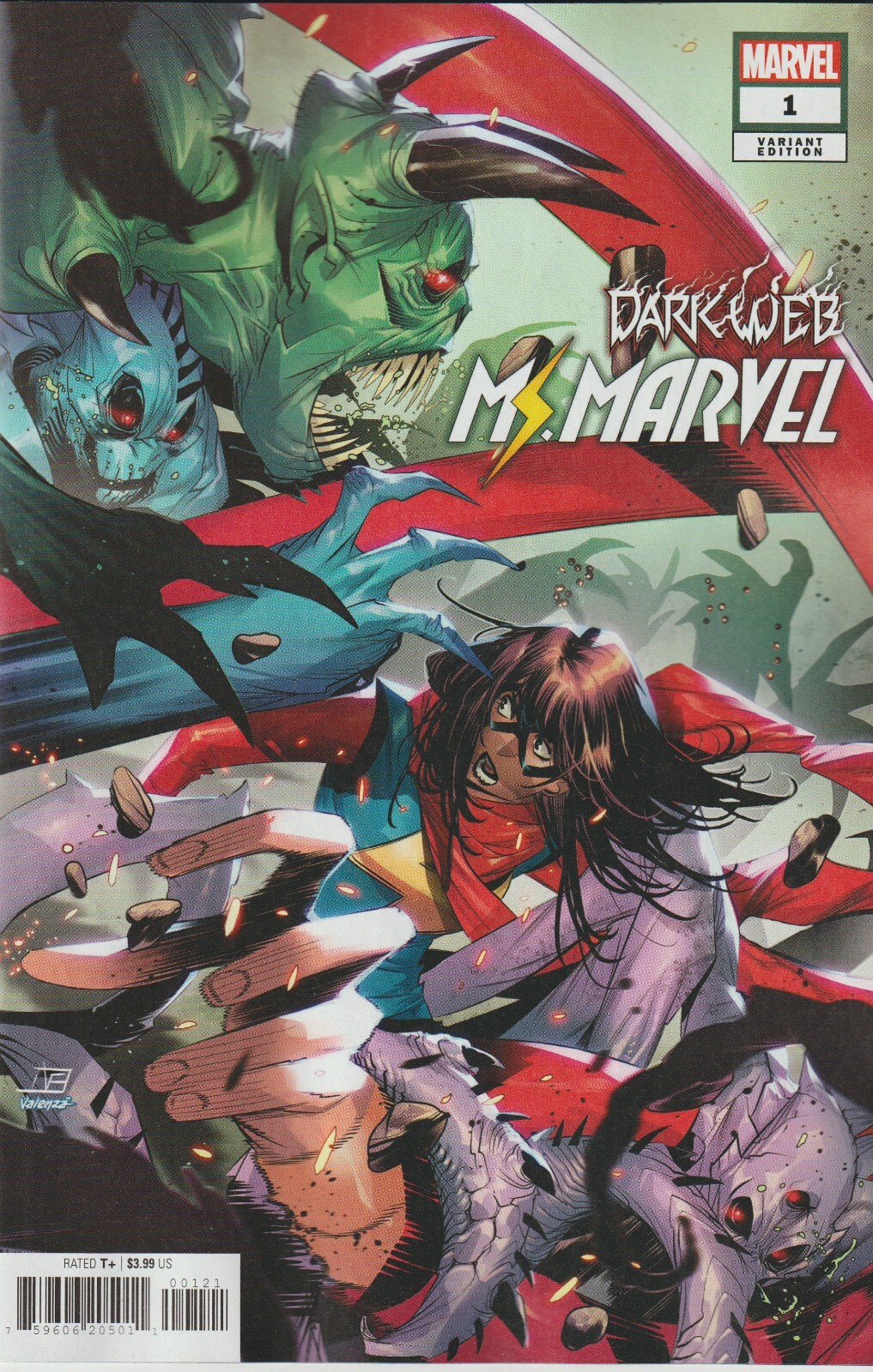 MARVEL COMICS DARK WEB MS MARVEL #1 FEBRUARY 2023 VARIANT 1ST PRINT NM