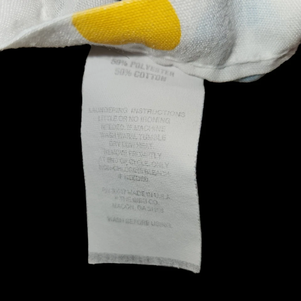 Sábana plana Barney para niños pequeños vintage púrpura dinosaurio ropa de cama 1992 Lyons Group 44x67 Foto 4 de 4