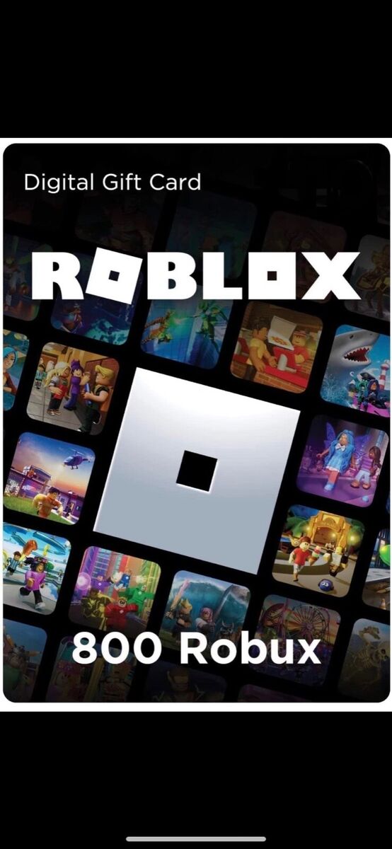 Roblox Gift Card – 800 Robux [Includes Exclusive Virtual