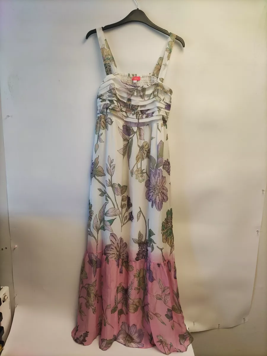 River island pink maxi cheap dress