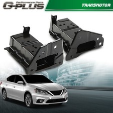 Juego de 2 soportes de parachoques delanteros izquierdo y derecho de acero Nissan Sentra 2013-2019 aptos para Nissan Sentra