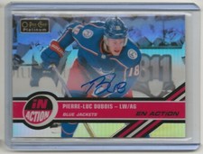 2017-18 O-Pee-Chee Platinum In Action Rainbow Autographs #IA25 Pierre-Luc Dubois