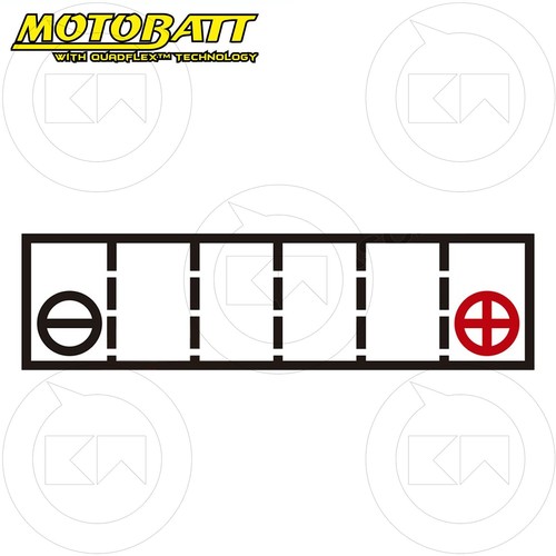Batería Motobatt MTX7L YTX7L-BS Gel 12V 7Ah Piaggio Medley 4T IE ABS 125 2018 - Imagen 6 de 6