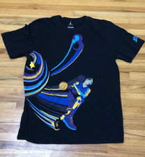 Vintage Air Jordan Dri-Fit T-Shirt Mens L Bla...