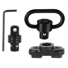 M-LOK QD Sling Mount Swivel with Quick Detach Stud Attachment with Sling Swivel