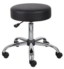 Boss Medical Doctor, Lab, or Dentist Office Rolling Stool Seat Chair 