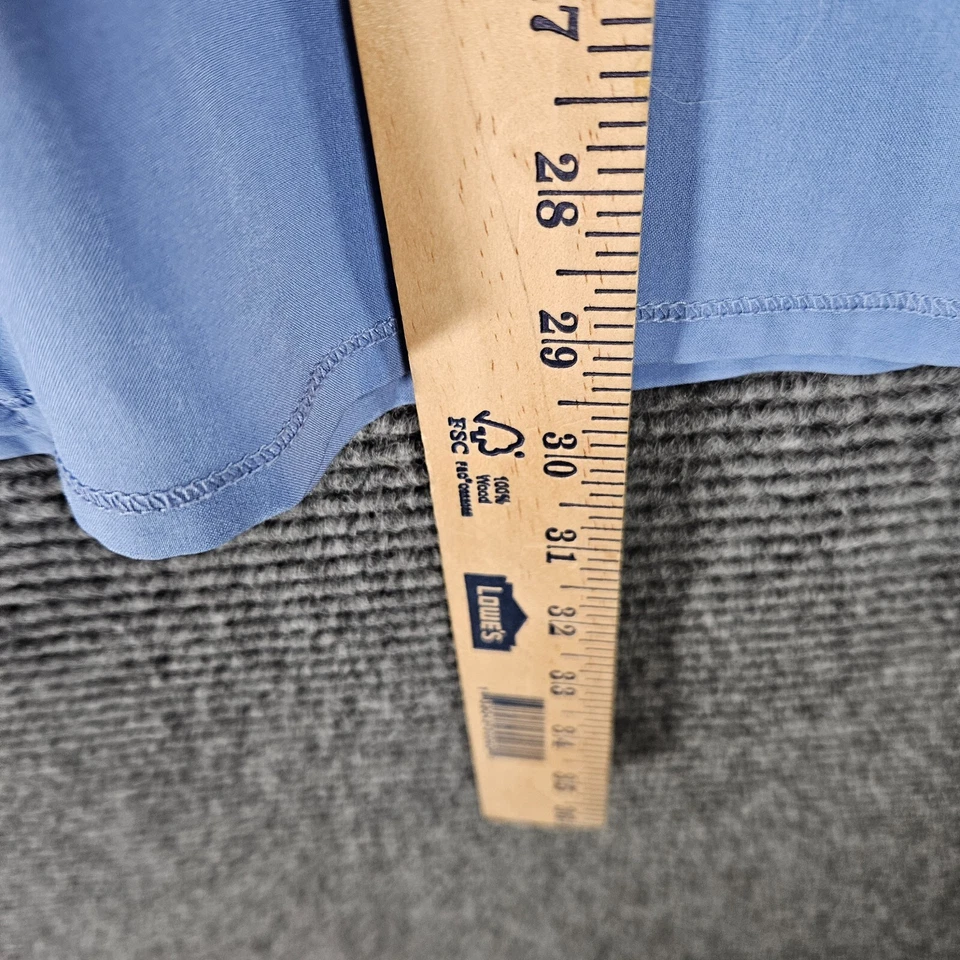 Allura by Cherokee Cecil Blue Zip Front Stretch Fit Warm-Up Scrub Jacket - Image 4 of 4