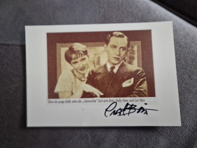 Curt Bois Autograph Autograph On Photo