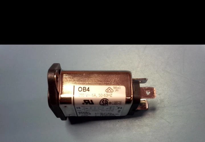 LOTE DE (5) FILTRO DE ENTRADA DE ALIMENTACIÓN EMI CORCOM 6EEB1 NUEVO 6A Foto 3 de 4