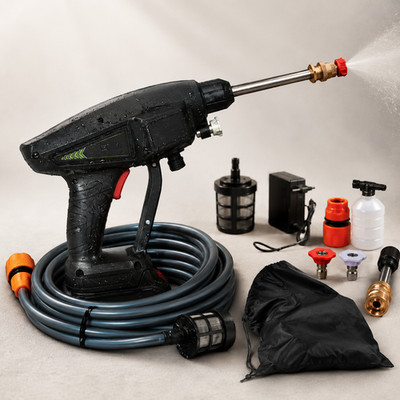 Hammersmith HydroBlast Akku Druckreiniger Hochdruckreiniger kabellos Set Pal