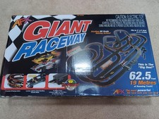 AFX Giant Raceway 70289 HO Slot Car Set 62.5 ft. Mega G Open Box - Unused