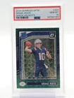 DRAKE MAYE 2024 DONRUSS OPTIC GREEN VELOCITY ROOKIE #229 PATRIOTS PSA 10 Q1569