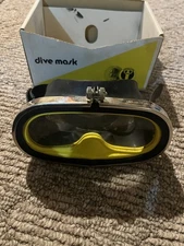 Vintage U.S. Divers Atlantis Dive Mask with Box Jacques Cousteau 5055 aqua-naut