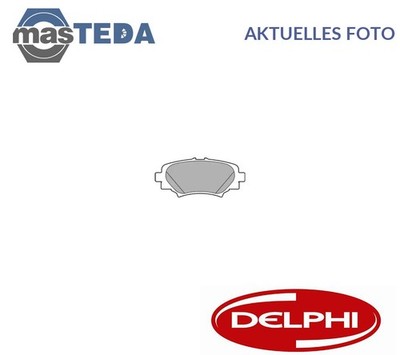 LP2702 SATZ BREMSBELÄGE BREMSKLÖTZE HINTEN DELPHI NEU OE QUALITÄT