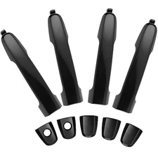 4Pcs Exterior Door Handles for Toyota Camry 2002-2006, 4 Pcs Front & Rear Side