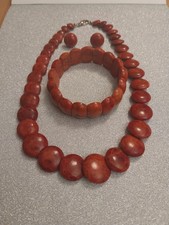 Schöner echt Korallen Set