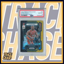 2023-24 Panini Prizm Euroleague Serge Ibaka Black Gold /5 PSA10 #94