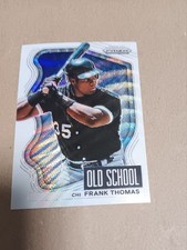 Frank Thomas 2022 Panini Prizm Old School White Wave Prizm #OS-3