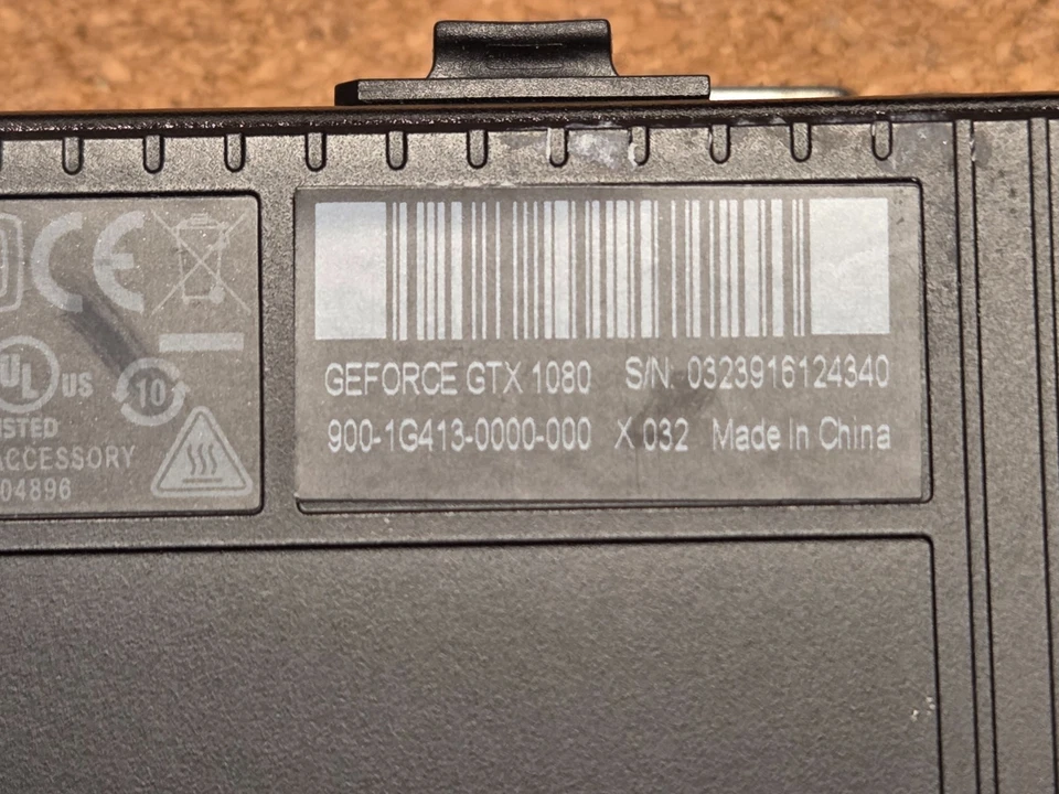 Nvidia GeForce GTX 1080 GDDR5X Founders Edition GPU 900-1G413-0000-000 - Image 3 of 4