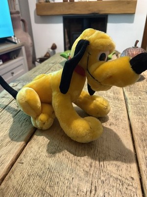 Disneyland Walt Disney World Store Pluto Plüschtier Hund - Vintage mit Etikett