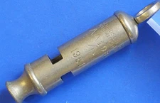 Military Police whistle, J Hudson Birmingham AA 1981 & 1951 LOOP LOOSE [33376]
