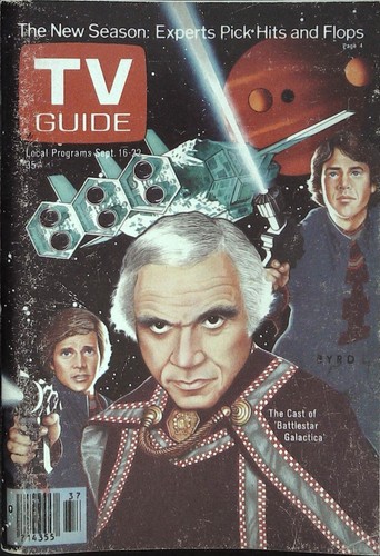 TV Guide September 16, 1978 "Battlestar Galactica" Cast Cover