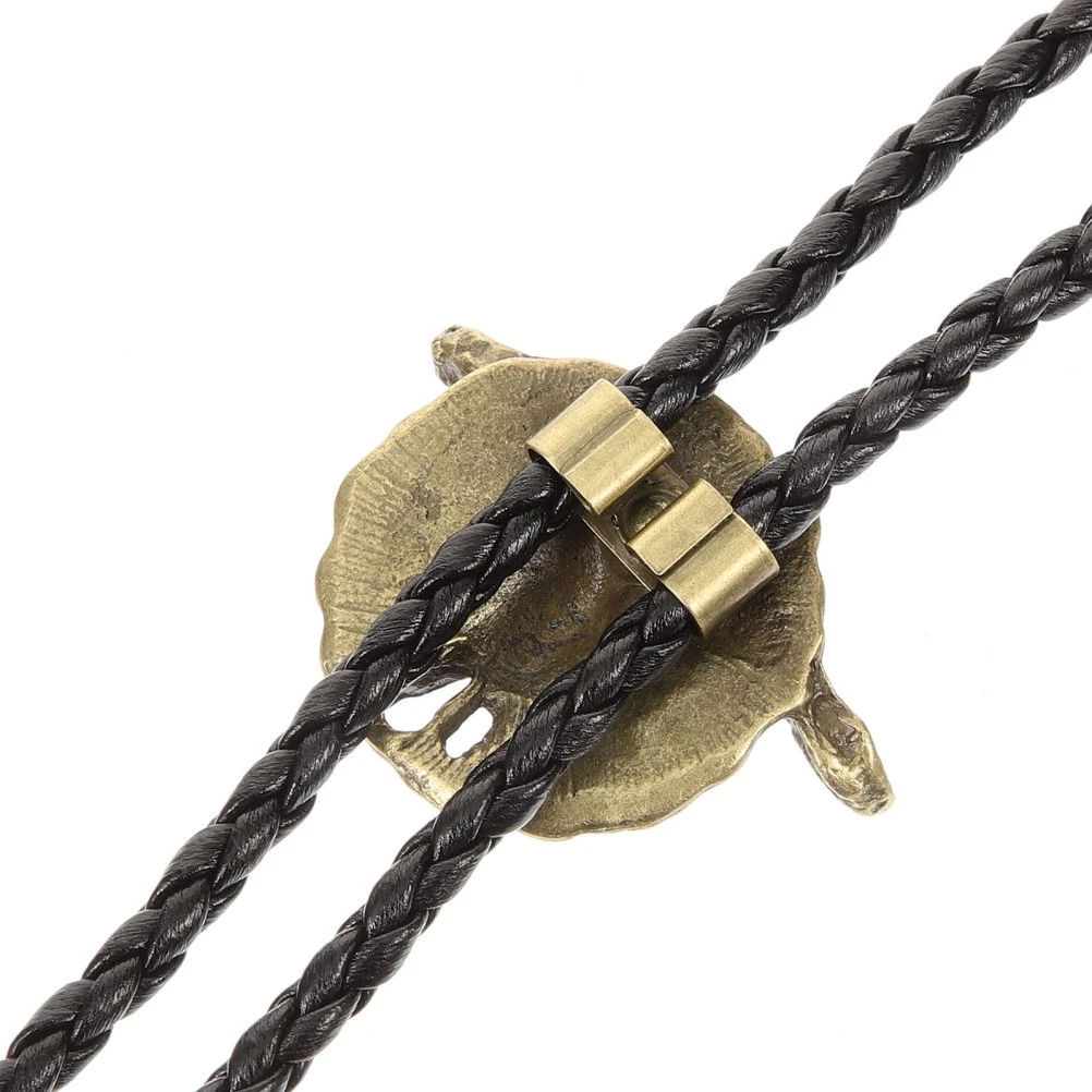 Men Tie Neck Pendant Men Shirt Suit Neck Chain Cow Necktie Western Necklace